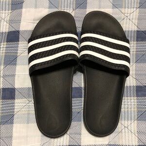 Adidas | Black/White Sandals